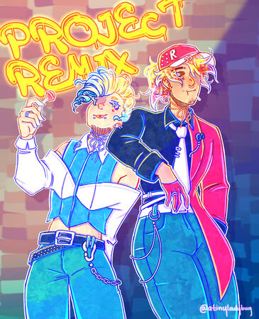 Red &amp; Blue Fanart Submission